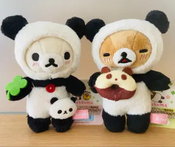 매달린 리락쿠마 리락쿠마 한정판 코리락쿠마 팬더