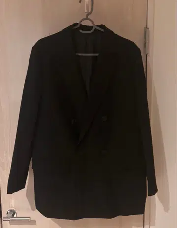 UNIQLO 더블 자켓 블랙 XXL