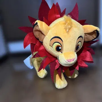 라이온 킹 LL 봉제 인형 잎사귀 갈기 Ver. 심바