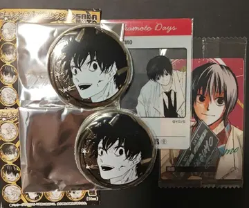 사카모토 데이즈 나구모 골든 캔뱃지 4점