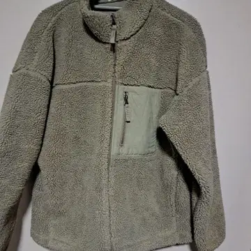 [실내 착용만 한 컨디션 최상] 플리스 자켓 L 사이즈 라이트 그레이
