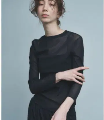 시어 튤 풀오버