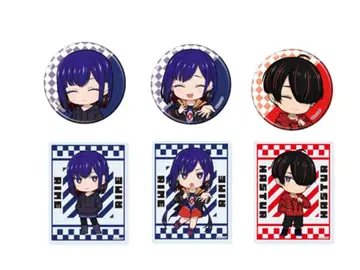 타니오키 리가 리메 카미츠바키시 건설 중. 캔뱃지 아크릴 카드