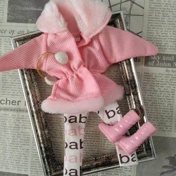 바비 옷 갈아입기 의류 코트와 부츠 세트