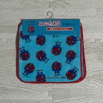 미야쿠미야쿠 미니 타월 3개 세트 오에카키상 미야쿠미야쿠 미니타월