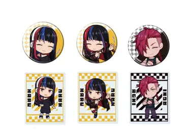 아사누시하류 하루사루비 카미츠바키시 건설 중. 캔뱃지 아크릴 카드