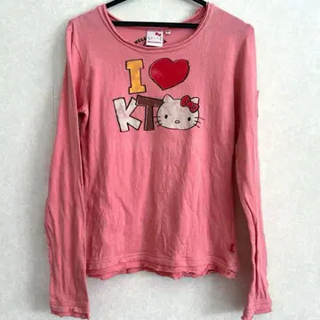 헬로키티 롱 T셔츠 핑크 M