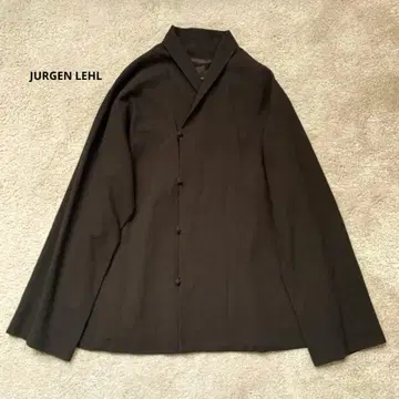 [새상품급] 요건 레일 자켓 면 변형 브라운 차이나 버튼