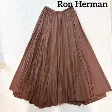 론 헤르만 CP SHADES 플레어 스커트 브라운