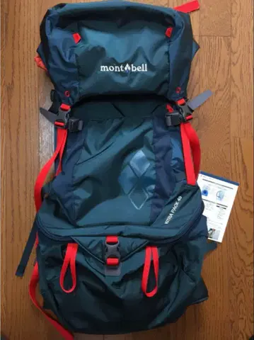 [ 미사용 새상품 ] 몽벨 키트라 팩 40리터 백팩 자크