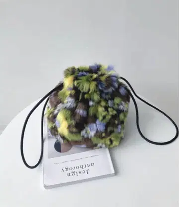 볼륨 컬러풀 퍼 복조리 백 AS KNOW AS plus