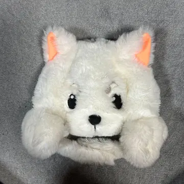 애니메이션 은혼 개의 사다하루 얼굴 디자인 봉제 인형 뒤집어쓰는 모자