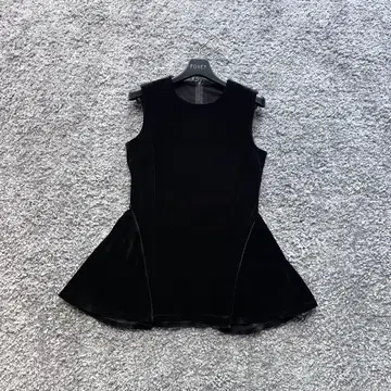 VELOUR NOIR 38 블랙 벨로아 상의 FOXEY