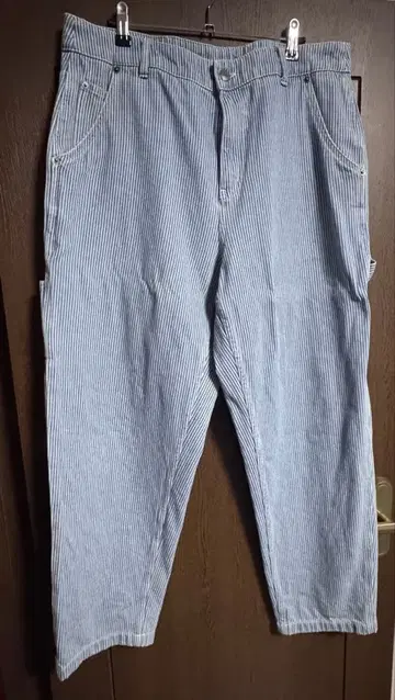 Dickies 히코리 스트라이프 페인터 팬츠 w34