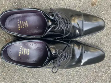 리갈 25ARBE 블랙 포멀 스트레이트 팁 비즈니스 슈즈