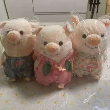 [ 미사용 새상품 ] 푸통 봉제 인형 약 18cm 돼지