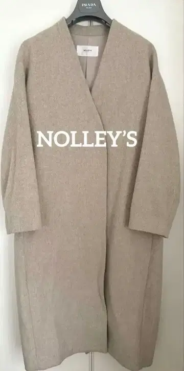 노리즈 베이지 롱 코트 사이즈 38 아우터 울 코트