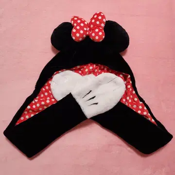 디즈니 팬캡 모자 장갑 머플러 미니 마우스