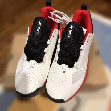 YONEX 106 테니스화 화이트/레드