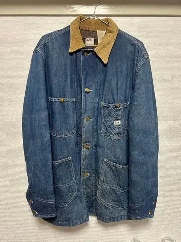 60s LEE 81-LJ 데님 커버올 USA제
