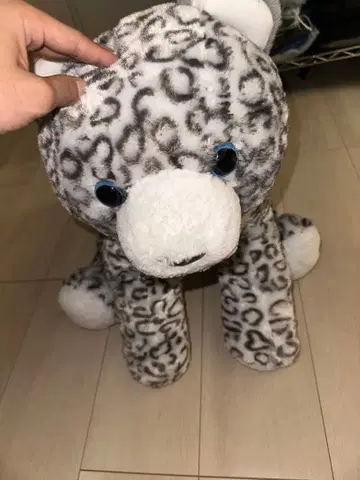 레오파드 무늬 곰 봉제 인형