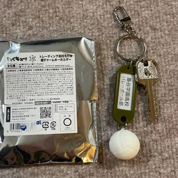 하이큐 트레이딩 고등학교 이름 포함 열쇠 참 키링 부엉이골