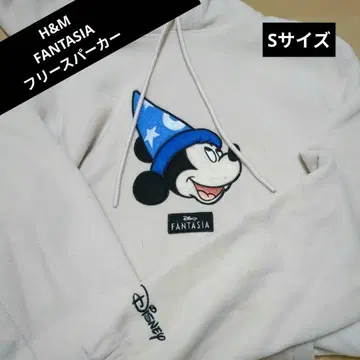 H&M 디즈니 판타지아 미키마우스 플리스 후드티