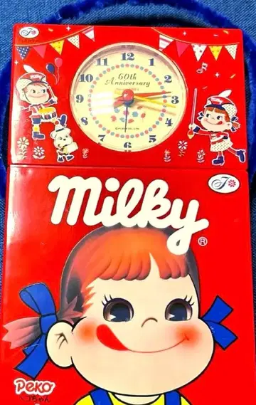 당첨품 후지야 밀키 페코짱 알람 시계