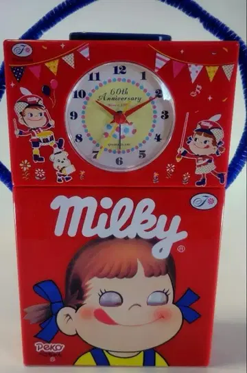 당첨품 후지야 밀키 페코짱 알람 시계
