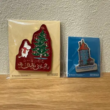 무민 핀 배지 크리스마스
