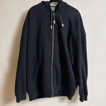 PRO CLUB 풀 집업 후드티 3XL 블랙