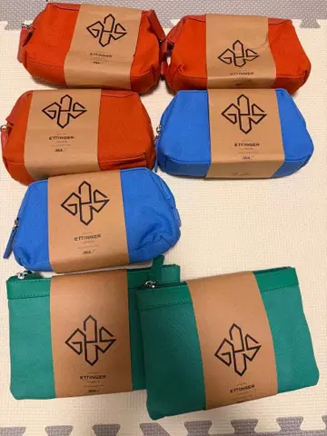 [ 미개봉 ] ANA 비즈니스 클래스 어메니티 파우치 7종 세트