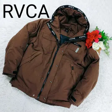 [새상품급] RVCA 충전솜 패딩 자켓 마운틴 파카 드로 코드 브라운