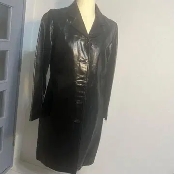 GAP 갭 가죽 자켓 블랙 여성용