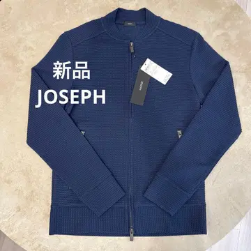 [ 새상품 ] 조셉 [ 오리지널 소재 ] 라이트 턱 저지 집업 블루종