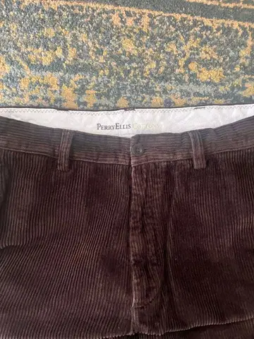PERRY ELLIS 코듀로이 팬츠 브라운