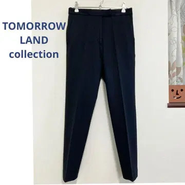 새상품급 테이퍼드 팬츠 네이비 TOMORROWLAND collection