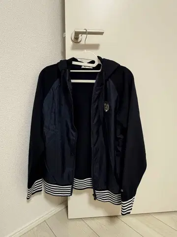 네이비 후드 자켓 L