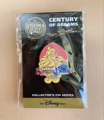 디즈니 스토어 오로라 공주 핀 배지