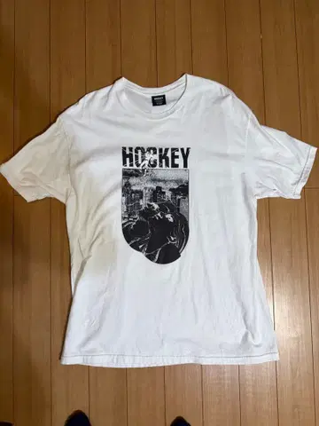 하키 그래픽 프린트 티셔츠