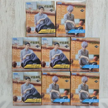 유메미리제 주술회전 고죠 사토루 게토 스구루 피규어 8개 세트