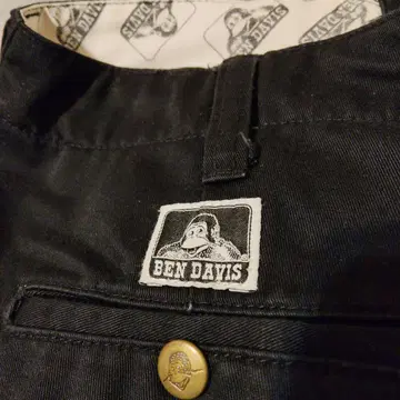 BEN DAVIS 블랙 워크 팬츠 프리스코 진품 일본제 90s 20s
