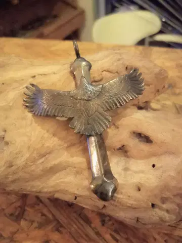 이글 크로스, 소이글, 모조리, 펜던트, 탑, 십자가, 앤티크 사양