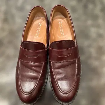 매킨토시 필로소피 버건디 로퍼 26.5cm