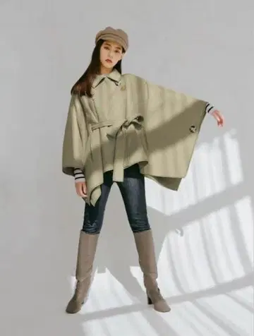 [ SNIDEL x 신키 유코 ] 판초 아우터