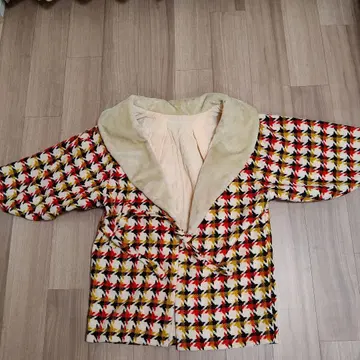 플리스 카라 부착 도테라