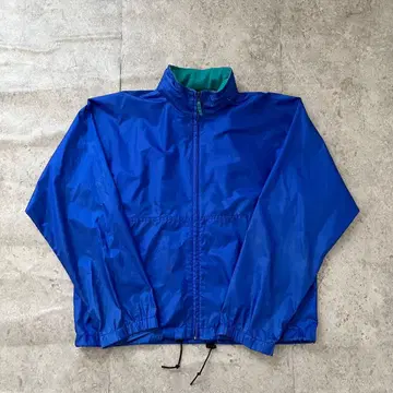 L.L.Bean 나일론 자켓 L 사이즈 후드 파랑 엘엘빈