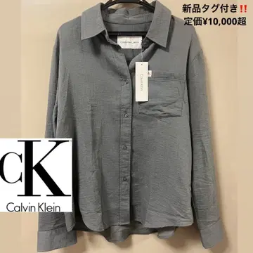 [택 포함 새상품] Calvin Klein 캘빈클라인 그레이 셔츠