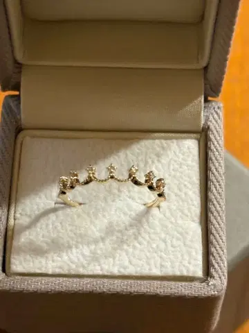 에테 k10 다이아몬드 반지 레이어드 크라운