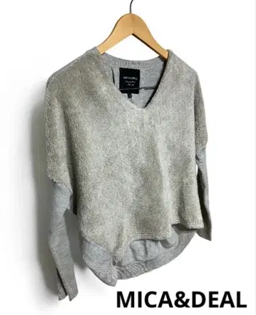 MICA & DEAL 그레이 V넥 니트 36